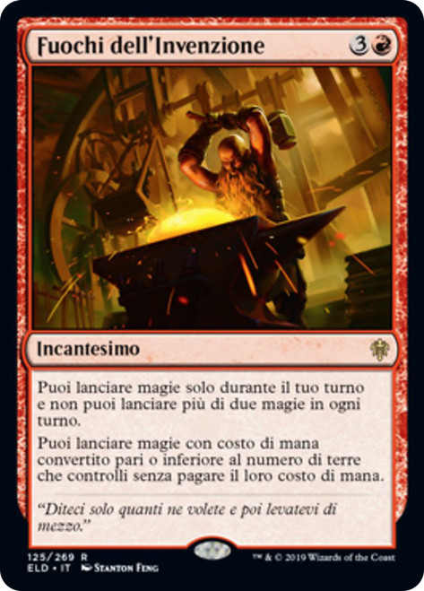 Fires of Invention
Throne of Eldraine - Italian
Single
Magic The Gathering
