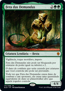 Questing Beast
Throne of Eldraine - Portuguese
Single
Magic The Gathering