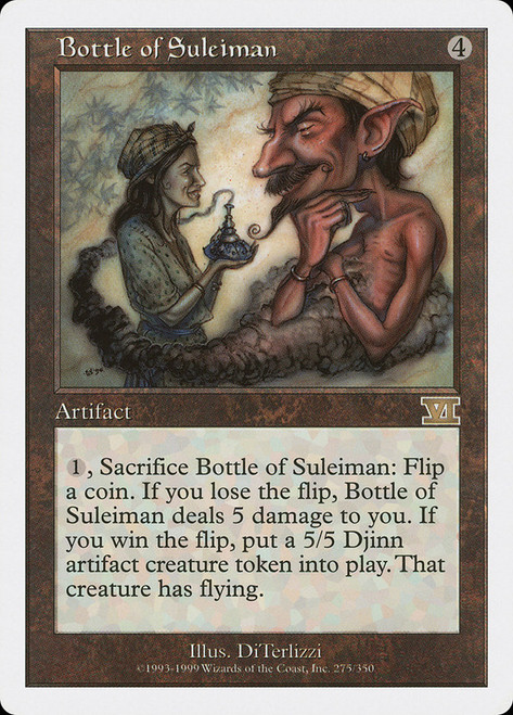 Bottle of Suleiman\n6th Edition\nSingle\nMagic The Gathering