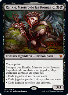 Rankle, Master of Pranks
Throne of Eldraine - Spanish
Single
Magic The Gathering