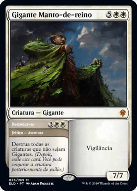 Realm-Cloaked Giant // Cast Off
Throne of Eldraine - Portuguese
Single
Magic The Gathering