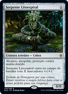 Stonecoil Serpent
Throne of Eldraine - Portuguese
Single
Magic The Gathering