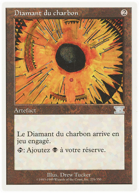 Charcoal Diamond\n6th Edition - French\nSingle\nMagic The Gathering
