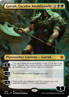 Garruk, Cursed Huntsman (Alternate Art)
Throne of Eldraine - Alternate Frame - Portuguese
Single
Magic The Gathering