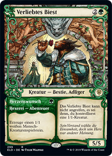 Lovestruck Beast // Heart's Desire (Showcase) | Throne of Eldraine