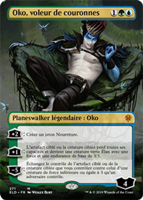 Oko, Thief of Crowns (Alternate Art)
Throne of Eldraine - Alternate Frame - French
Single
Magic The Gathering