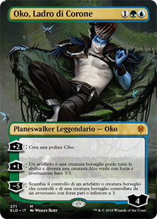 Oko, Thief of Crowns (Alternate Art)
Throne of Eldraine - Alternate Frame - Italian
Single
Magic The Gathering