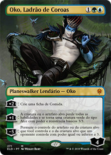 Oko, Thief of Crowns (Alternate Art)
Throne of Eldraine - Alternate Frame - Portuguese
Single
Magic The Gathering