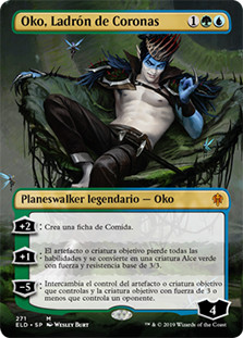 Oko, Thief of Crowns (Alternate Art)
Throne of Eldraine - Alternate Frame - Spanish
Single
Magic The Gathering
