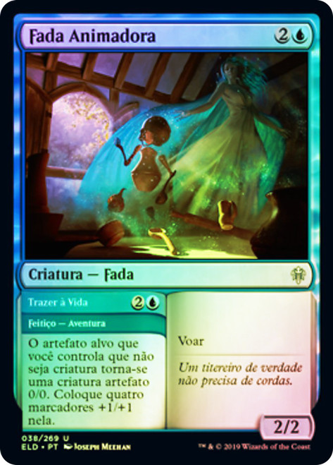 Animating Faerie // Bring to Life
Throne of Eldraine - Portuguese
Single
Magic The Gathering