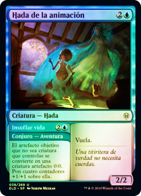 Animating Faerie // Bring to Life
Throne of Eldraine - Spanish
Single
Magic The Gathering