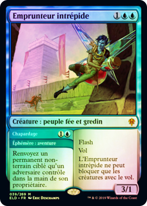Brazen Borrower // Petty Theft
Throne of Eldraine - French
Single
Magic The Gathering