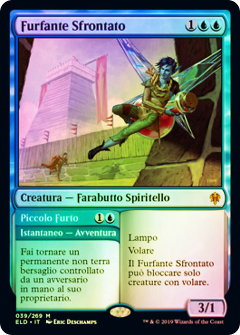 Brazen Borrower // Petty Theft
Throne of Eldraine - Italian
Single
Magic The Gathering