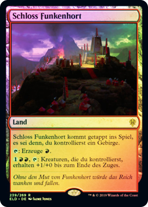 Castle Embereth
Throne of Eldraine - German
Single
Magic The Gathering