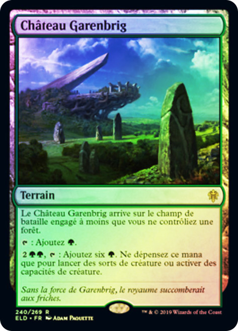 Castle Garenbrig
Throne of Eldraine - French
Single
Magic The Gathering