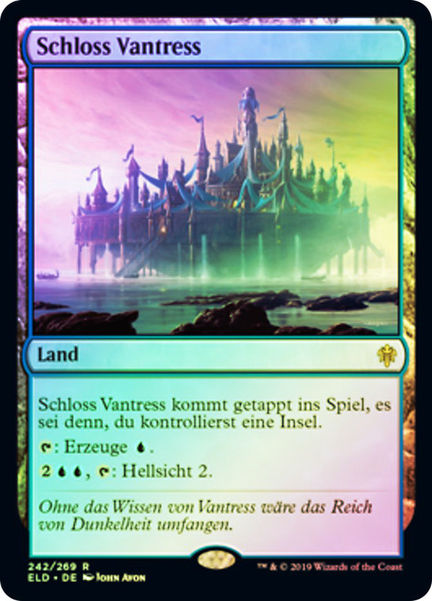 Castle Vantress
Throne of Eldraine - German
Single
Magic The Gathering