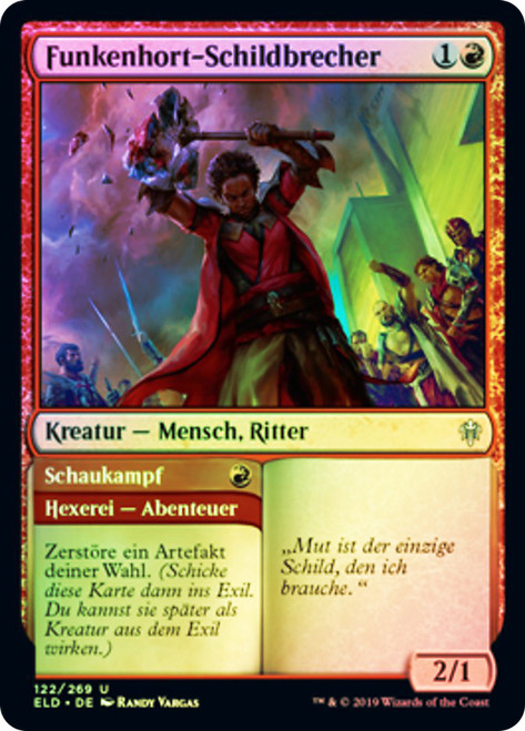 Embereth Shieldbreaker // Battle Display
Throne of Eldraine - German
Single
Magic The Gathering