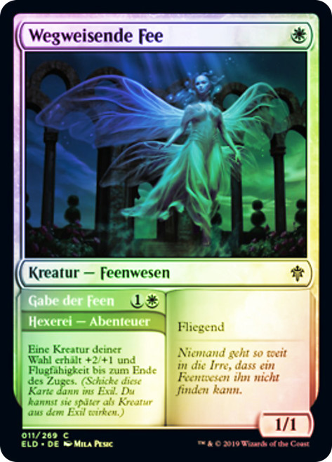 Faerie Guidemother // Gift of the Fae
Throne of Eldraine - German
Single
Magic The Gathering