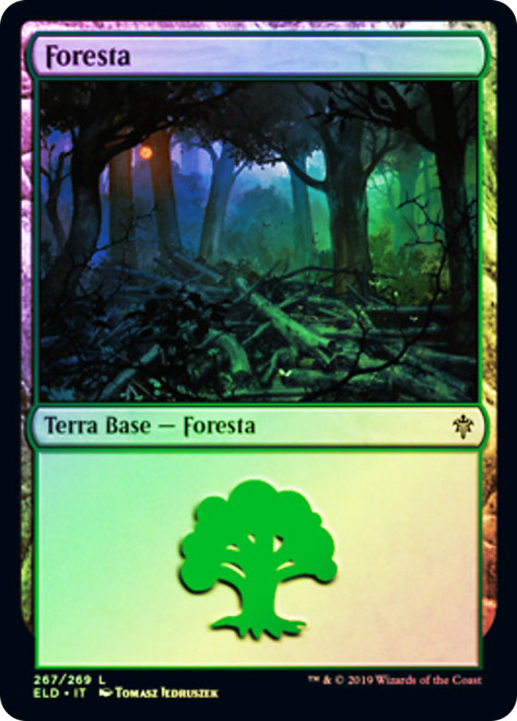 Forest (#267)
Throne of Eldraine - Italian
Single
Magic The Gathering