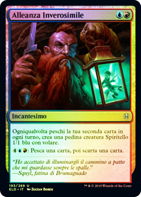 Improbable Alliance
Throne of Eldraine - Italian
Single
Magic The Gathering