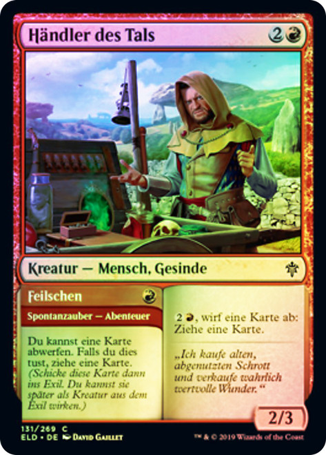 Merchant of the Vale // Haggle
Throne of Eldraine - German
Single
Magic The Gathering