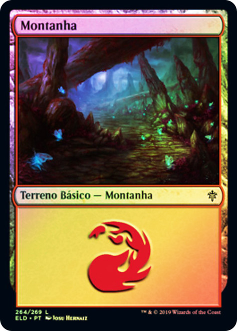 Mountain (#264)
Throne of Eldraine - Portuguese
Single
Magic The Gathering