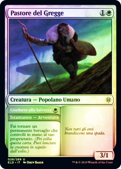 Shepherd of the Flock // Usher to Safety
Throne of Eldraine - Italian
Single
Magic The Gathering