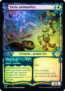 Animating Faerie // Bring to Life (Showcase)
Throne of Eldraine - Variants - French
Single
Magic The Gathering