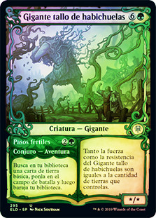 Beanstalk Giant // Fertile Footsteps (Showcase)
Throne of Eldraine - Variants - Spanish
Single
Magic The Gathering