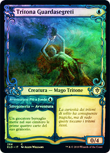 Merfolk Secretkeeper // Venture Deeper (Showcase)
Throne of Eldraine - Variants - Italian
Single
Magic The Gathering