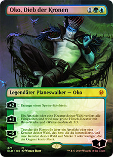 Oko, Thief of Crowns (Alternate Art)
Throne of Eldraine - Alternate Frame (Foil) - German
Single
Magic The Gathering