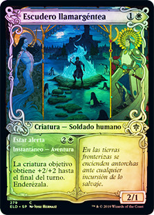 Silverflame Squire // On Alert (Showcase)
Throne of Eldraine - Variants - Spanish
Single
Magic The Gathering