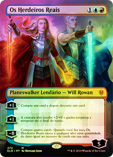 The Royal Scions (Alternate Art)
Throne of Eldraine - Alternate Frame (Foil) - Portuguese
Single
Magic The Gathering