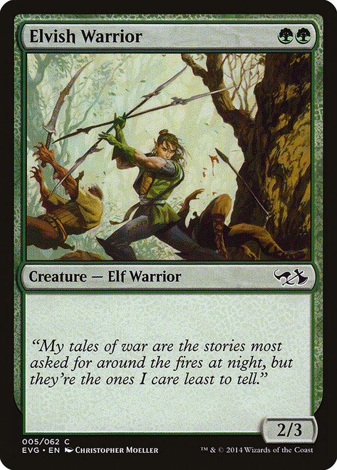 Elvish Warrior\nDuel Decks: Anthology\nSingle\nMagic The Gathering