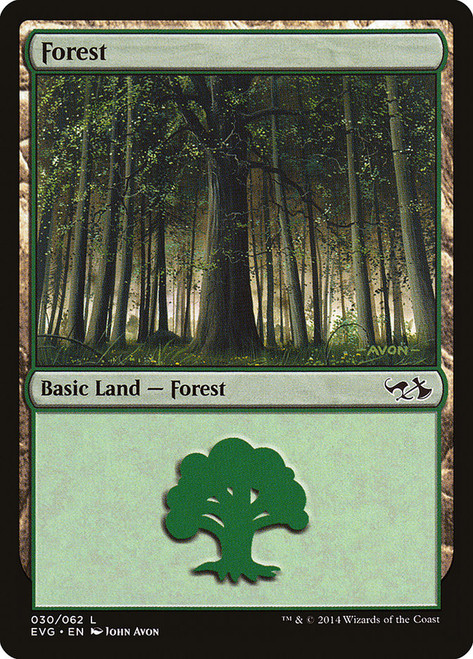 Forest (#30) (Elves vs. Goblins)\nDuel Decks: Anthology\nSingle\nMagic The Gathering