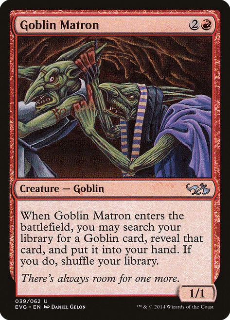 Goblin Matron\nDuel Decks: Anthology\nSingle\nMagic The Gathering