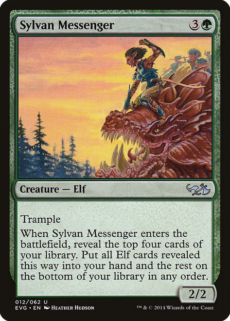 Sylvan Messenger\nDuel Decks: Anthology\nSingle\nMagic The Gathering