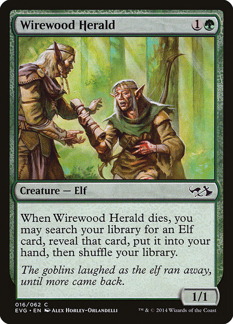 Wirewood Herald\nDuel Decks: Anthology\nSingle\nMagic The Gathering
