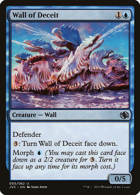 Wall of Deceit\nDuel Decks: Anthology\nSingle\nMagic The Gathering