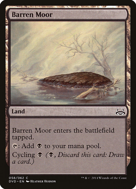 Barren Moor\nDuel Decks: Anthology\nSingle\nMagic The Gathering