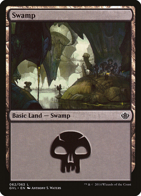 Swamp (#62) (Garruk vs. Liliana)\nDuel Decks: Anthology\nSingle\nMagic The Gathering