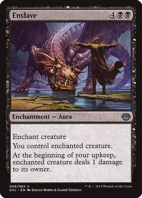 Enslave\nDuel Decks: Anthology\nSingle\nMagic The Gathering