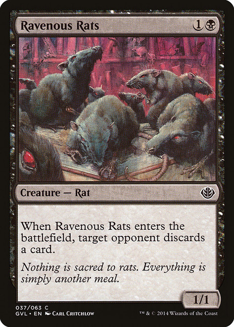 Ravenous Rats\nDuel Decks: Anthology\nSingle\nMagic The Gathering