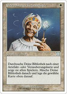 Enlightened Tutor\n6th Edition - German\nSingle\nMagic The Gathering