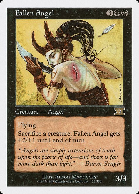 Fallen Angel\n6th Edition\nSingle\nMagic The Gathering