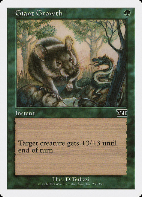 Giant Growth\n6th Edition\nSingle\nMagic The Gathering