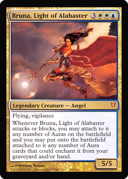 Bruna, Light of Alabaster (Prerelease) (Avacyn Restored) (Oversized)\nPromo: Oversized\nSingle\nMagic The Gathering