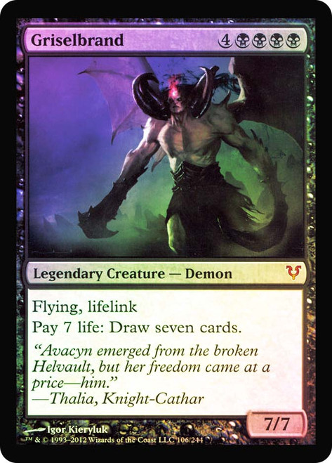Griselbrand (Prerelease) (Avacyn Restored)
Promo
Single
Magic: The Gathering