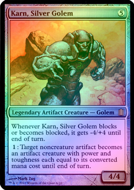 Karn, Silver Golem (Arsenal) (Oversized) | Commander - Oversized 