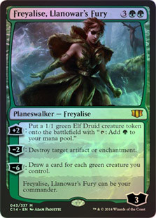 Freyalise, Llanowar's Fury [SGL-MTG-C142-43-ENF]